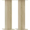 vidaXL plantestativer 2 stk. 30x30x95 cm konstrueret træ sonoma-eg