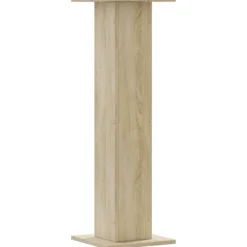 vidaXL plantestativer 2 stk. 30x30x95 cm konstrueret træ sonoma-eg