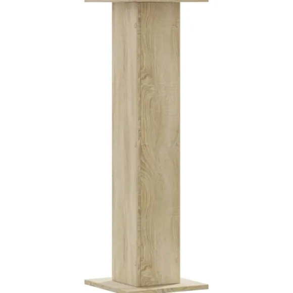 vidaXL plantestativer 2 stk. 30x30x95 cm konstrueret træ sonoma-eg