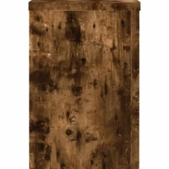 vidaXL plantestativer 2 stk. 25x25x35 cm konstrueret træ røget eg