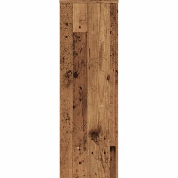 vidaXL plantestativer 2 stk. 33x33x100 cm konstrueret træ antikt træ