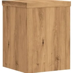 vidaXL plantestativer 2 stk. 15x15x20 cm konstrueret træ egetræsfarvet