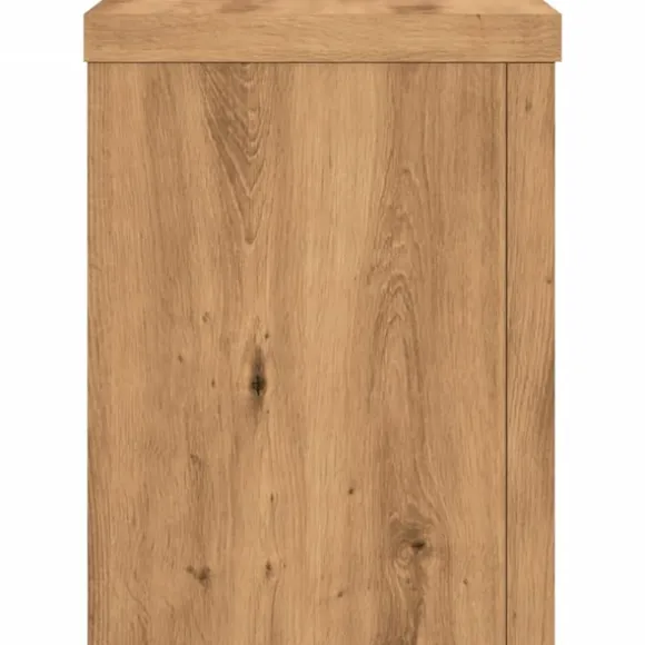 vidaXL plantestativer 2 stk. 15x15x20 cm konstrueret træ egetræsfarvet