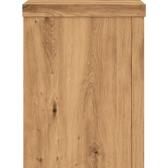 vidaXL plantestativer 2 stk. 15x15x20 cm konstrueret træ egetræsfarvet