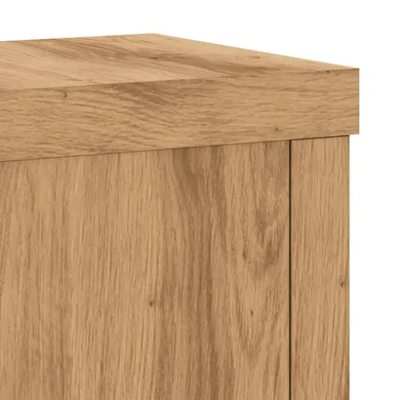 vidaXL plantestativer 2 stk. 15x15x20 cm konstrueret træ egetræsfarvet
