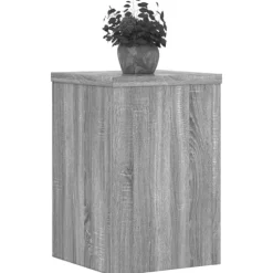 vidaXL plantestativer 2 stk. 25x25x35 cm konstrueret træ grå sonoma-eg