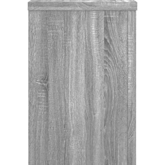 vidaXL plantestativer 2 stk. 25x25x35 cm konstrueret træ grå sonoma-eg