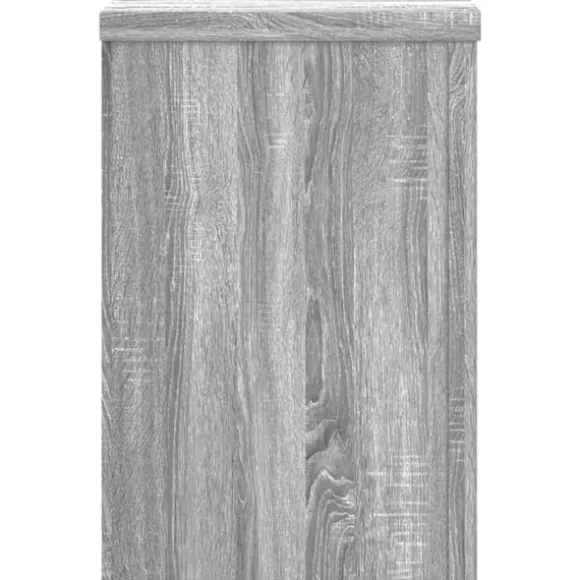 vidaXL plantestativer 2 stk. 25x25x35 cm konstrueret træ grå sonoma-eg