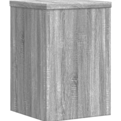 vidaXL plantestativer 2 stk. 25x25x35 cm konstrueret træ grå sonoma-eg