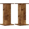 vidaXL plantestativer 2 stk. 30x30x60 cm konstrueret træ antikt træ