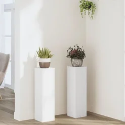 vidaXL Plantestativer 2 stk. 17x17x60 cm konstrueret træ hid
