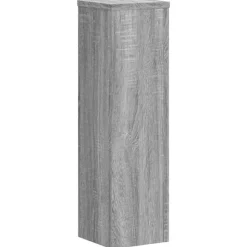 vidaXL plantestativer 2 stk. 17x17x60 cm konstrueret træ grå sonoma-eg