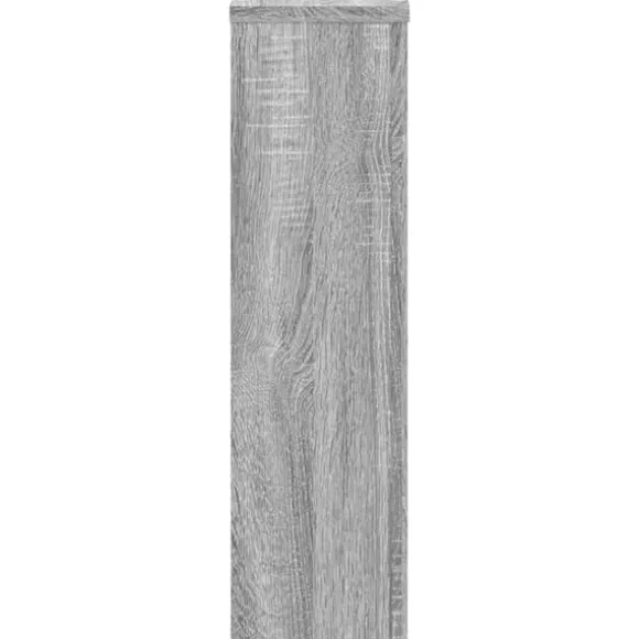 vidaXL plantestativer 2 stk. 17x17x60 cm konstrueret træ grå sonoma-eg