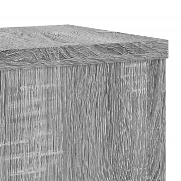 vidaXL plantestativer 2 stk. 17x17x60 cm konstrueret træ grå sonoma-eg