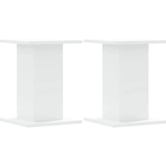 vidaXL plantestativer 2 stk. 30x30x40 cm konstrueret træ hvid