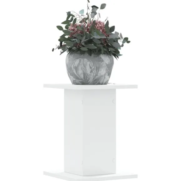 vidaXL plantestativer 2 stk. 30x30x40 cm konstrueret træ hvid