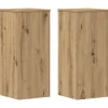 vidaXL plantestativer 2 stk. 30x30x70 cm konstrueret træ egetræsfarvet