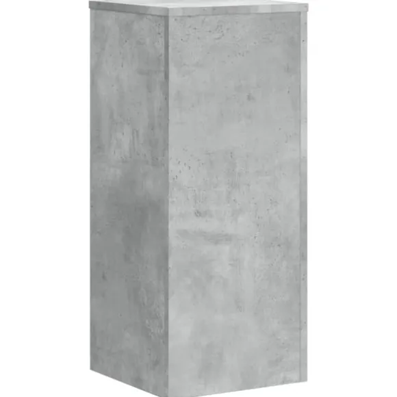 vidaXL plantestativer 2 stk. 30x30x70 cm konstrueret træ betongrå