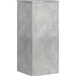 vidaXL plantestativer 2 stk. 30x30x70 cm konstrueret træ betongrå