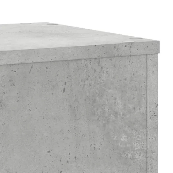 vidaXL plantestativer 2 stk. 30x30x70 cm konstrueret træ betongrå