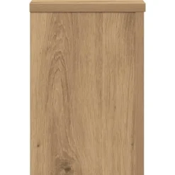 vidaXL plantestativer 2 stk. 20x20x30 cm konstrueret træ egetræsfarvet
