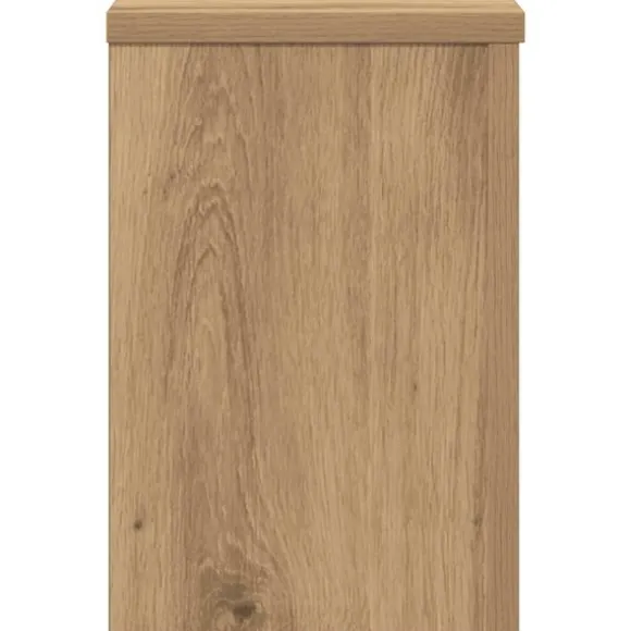 vidaXL plantestativer 2 stk. 20x20x30 cm konstrueret træ egetræsfarvet