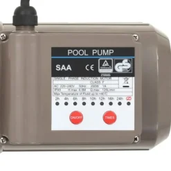 vidaXL poolpumpe med timer 0,25 HK 8000 l/t. sort - Pool & spa – filtre