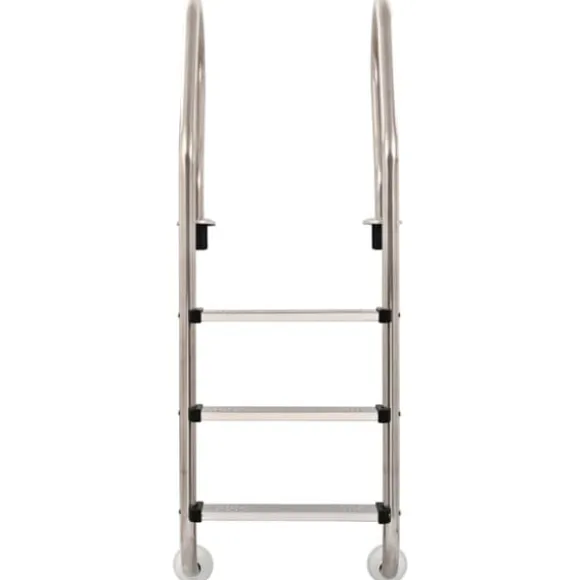 vidaXL poolstige 3 trin rustfrit stål 304 120 cm - Poolstiger