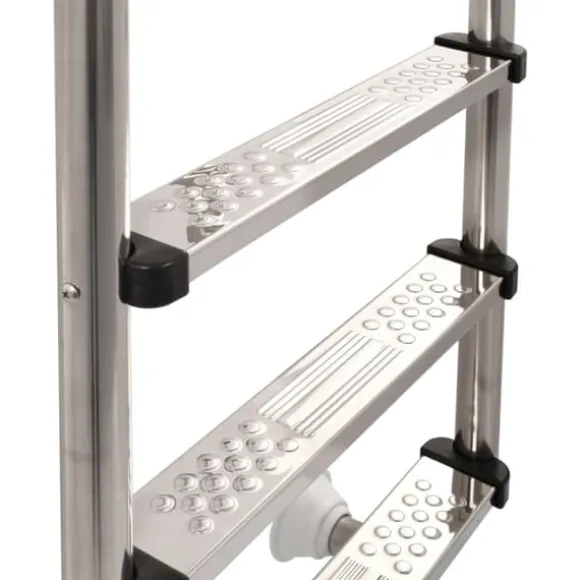 vidaXL poolstige 3 trin rustfrit stål 304 120 cm - Poolstiger