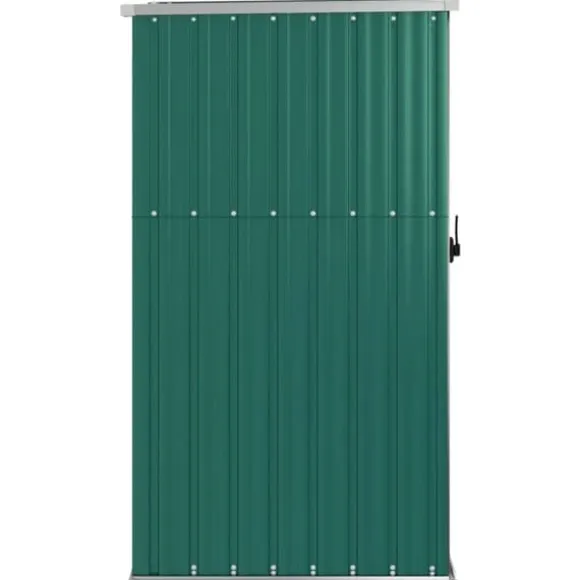 vidaXL redskabsskur til haven 88x89x161 cm galvaniseret stål grøn - Skure & Redskabsskure