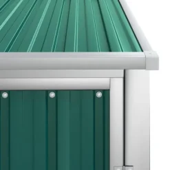 vidaXL redskabsskur til haven 88x89x161 cm galvaniseret stål grøn - Skure & Redskabsskure