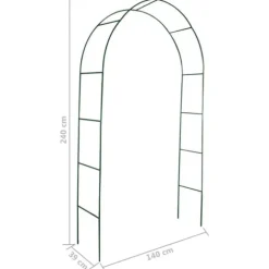 vidaXL rosenbue 2 stk. til klatreplanter - Havebuer, espalierer & pergolaer