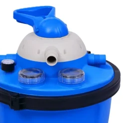 vidaXL sandfilterpumpe med timer 450 W 25 l