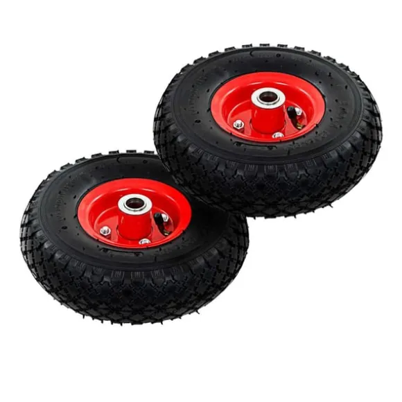 vidaXL sækkevognshjul 2 stk gummi 3.00-4 (245x82)