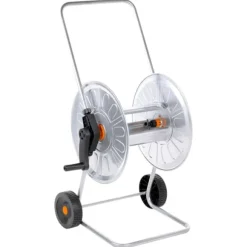 vidaXL slangetromle til 80 m 1/2" eller 50 m 3/4" slange stål - Opbevaring af haveslanger