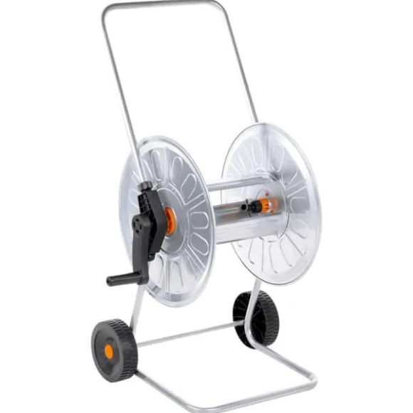 vidaXL slangetromle til 80 m 1/2" eller 50 m 3/4" slange stål - Opbevaring af haveslanger