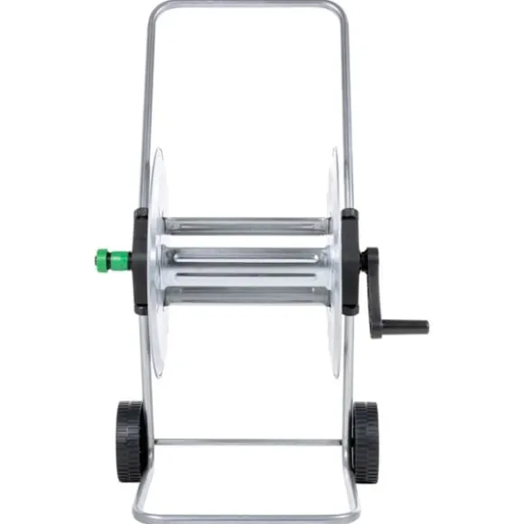 vidaXL slangetromle til 80 m 1/2" eller 50 m 3/4" slange stål - Opbevaring af haveslanger