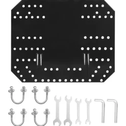 vidaXL sneplov til ATV 150x38 cm sort - Sneskovle
