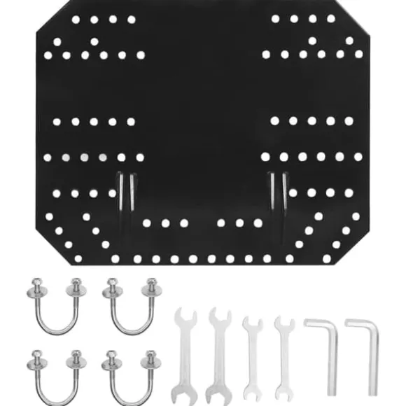 vidaXL sneplov til ATV 150x38 cm sort - Sneskovle