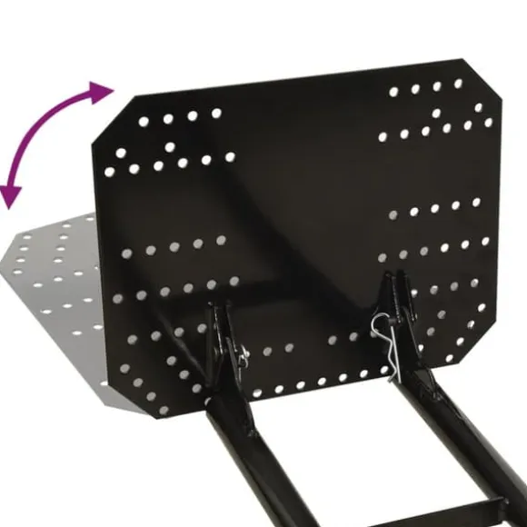 vidaXL sneplov til ATV 150x38 cm sort - Sneskovle
