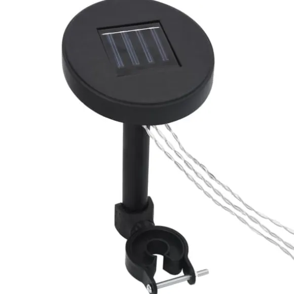 vidaXL soldrevet LED-lyskæde med solpanel - Festtelte & havepavilloner – tilbehør