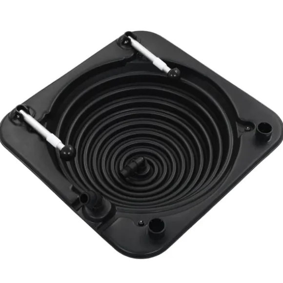 vidaXL soldrevne poolvarmere 5 stk. 75x75x36 cm HDPE aluminium