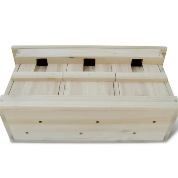 vidaXL spurvehuse 2 stk. træ 44 x 15,5 x 21,5 cm - Fuglehuse