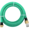 vidaXL sugeslange med messingkoblinger 1,1" 20 m PVC grøn - Haveslanger