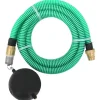vidaXL sugeslange med messingkoblinger 1,1" 20 m PVC grøn - Haveslanger