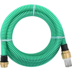 vidaXL sugeslange med messingkoblinger 1,1" 3 m PVC grøn - Haveslanger