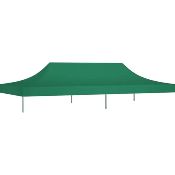 vidaXL tag til festtelt 6x3 m 270 g/m² grøn - Festtelte & havepavilloner – tage