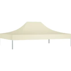 vidaXL tag til festtelt 4x3 m 270 g/m² cremefarvet - Festtelte & havepavilloner – tage