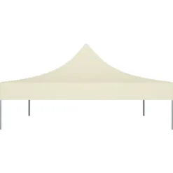 vidaXL tag til festtelt 4x3 m 270 g/m² cremefarvet - Festtelte & havepavilloner – tage