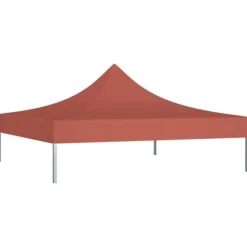 vidaXL tag til festtelt 3x3 m 270 g/m² terrakotta - Festtelte & havepavilloner – tage